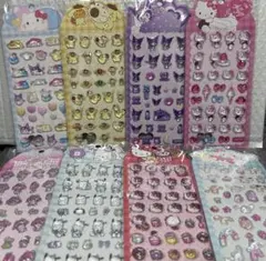 【正規品】サンリオ 海外限定 ボンドロ風 シール 8枚 ライセンス