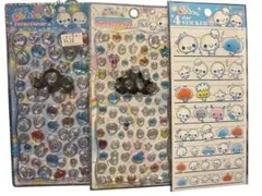 ぷくぷくあわわちゃん　プチドロ　ジュエルプチドロップシール　4サイズステッカー