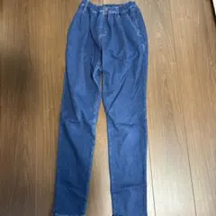 キッズ 裏起毛　デニムパンツ　160