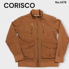 CORISCO ブラウン ミリタリージャケット