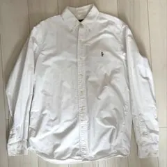 Polo Ralph Lauren 長袖コットンシャツ 白