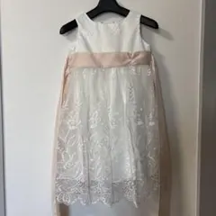 【美品】キャサリンコテージ 110 ドレス 花冠セット 結婚式 チュールレース