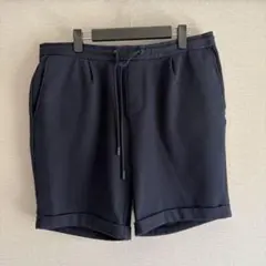 ZARA メンズ ショートパンツ ハーフパンツ ネイビー　XL