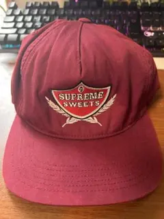 希少Supreme Sweets 5パネル キャップバーガンディシティーボーイ