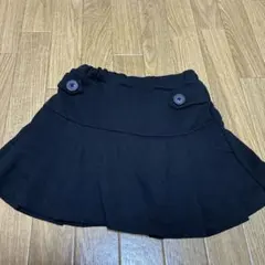 petit main 黒　キュロットスカート