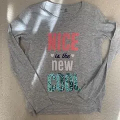 スパンコール付　ロンT