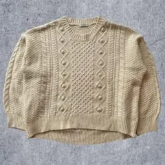 00's vintage 【SALE】ケーブル編み セーター カジュアル