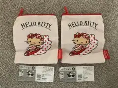 ★ハローキティ★ポーチコレクション★日焼けキティ★縦長ポーチ★２点★新品★即決