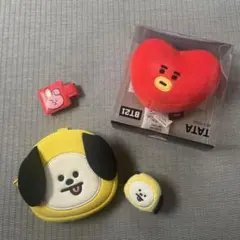 BT21 ハート型クッションとポーチセット