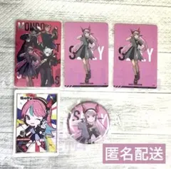 CRAZY RACCOON チップス Selly ステッカー・特典缶バッジ CR