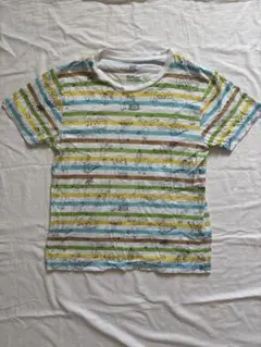 Curious George おさるのジョージ ストライプ Tシャツ S