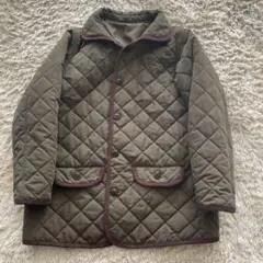 （美品）オリーブグリーン キルティングジャケット