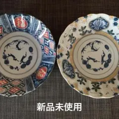 美濃焼　アワサカ　アワソメ　仁峰　2枚　大皿