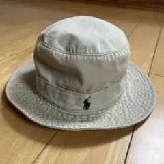 【ポニーあり】Polo Ralph Lauren バケットハット ベージュ　L