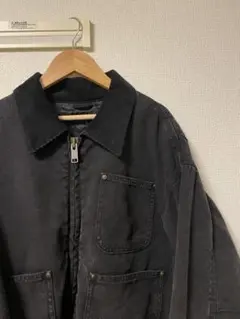 フェードダック ショートブルゾン　ブラックデニムジャケット　黒　beams