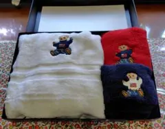 【新品】RalphLaurenラルフローレンポロベアタオル3枚セット