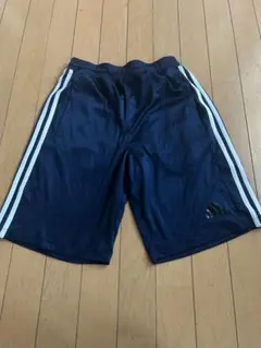 即購入可★adidas ハーフパンツ M ネイビー★紺　サッカーパンツ