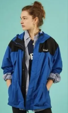 SHINZONE×WILDTHINGS ナイロンジャケット　ブルー