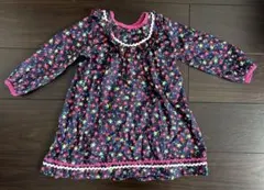 Littie Birdネイビー 花柄ワンピース 98cm