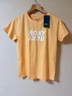 ROXY ロキシー 半袖 Tシャツ M オレンジ 反転ロゴ サーフ 新品未使用のサムネイル