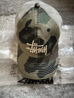 stussy キャップ　迷彩　ニューエラ