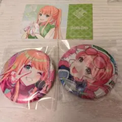 学園アイドルマスター 学マス 缶バッジ 紫雲清夏 ミラクルナナウ 2点