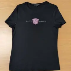Ralph Lauren ラルフローレン エンブレムロゴ 半袖 ピチT 黒のサムネイル