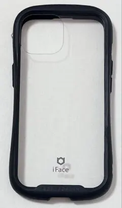 iFace iPhone 15/14/13 ケース クリア ブラック