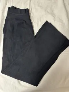 ユニクロ*ウォッシャブルニットリブパンツ