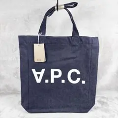 新品タグ付　APC アーペーセー　A.P.C デニム　トートバッグ　A4収納可能のサムネイル
