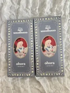 【ohora×Disney】セミキュアジェルネイルシール（アリス）2セット