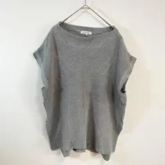専用GLOBAL WORK ニットベスト M グレー レイヤードコーデ レディス