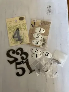 アンティーク風プレートパーツセット