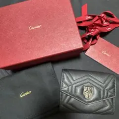 ✨新品未使用✨　Cartier ミニ財布　パンテール　マストライン　がま口 カルティエ マストライン がま口 三つ折り財布 買取致しました