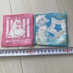 ムーミン ミニタオル 2枚セット Glico