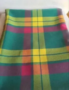 ウール生地 チェック柄生地