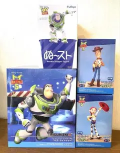 トイストーリー フィギュア5点まとめ売り フィギュア4体＋ソープ