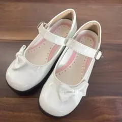 TOPVALU リボン付きフォーマルシューズ 20.5cm〜21cm