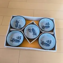 5点セット 花柄 陶器 食器 和食器 取り皿