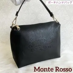 モンテロッソ Monte Rosso ハンドバッグ エンボスロゴ ゴールド金具のサムネイル