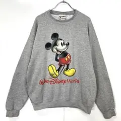 USA製ディズニーワールドDisneyWorldスウェットmickeyミッキー