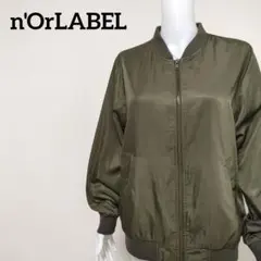ノアールレーベル MA-1ブルゾン ミリタリーブルゾン 大人カジュアル