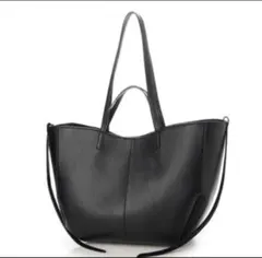 極美品】定価1.1万 グリーンレーベル LEATHER BAG トート 黒 - メルカリ