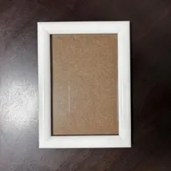 フォトフレーム ホワイト 内径約10cm×14.8cm