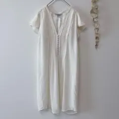 エイチアンドエム　H&M チュニック　トップス　レディース　ホワイト　シャツのサムネイル