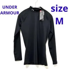 新品UNDER ARMOURアンダーアーマーハイネック長袖シャツトップスメンズM