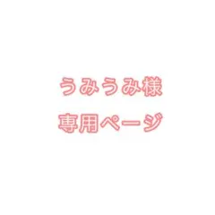 うみうみ様 専用ページ