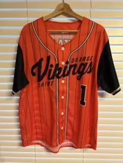 オレンジバイキングス #1 ベースボールシャツ