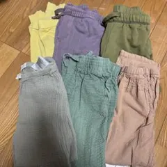 120 zara H&M 長ズボン　スウェット　ガーゼ　薄手　厚手　綿100