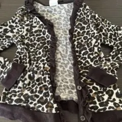 H&M レオパード柄 カーディガン 80cm ✳️最終お値下げ✳️